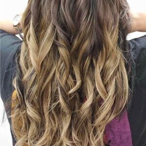 Luxurious Brown and Blonde Hair Extensions- 8 tie in pieces